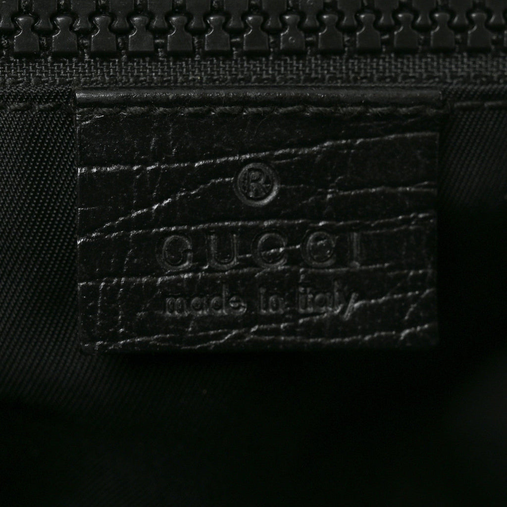 GG Supreme Monogram Messenger Bag Black Grey
