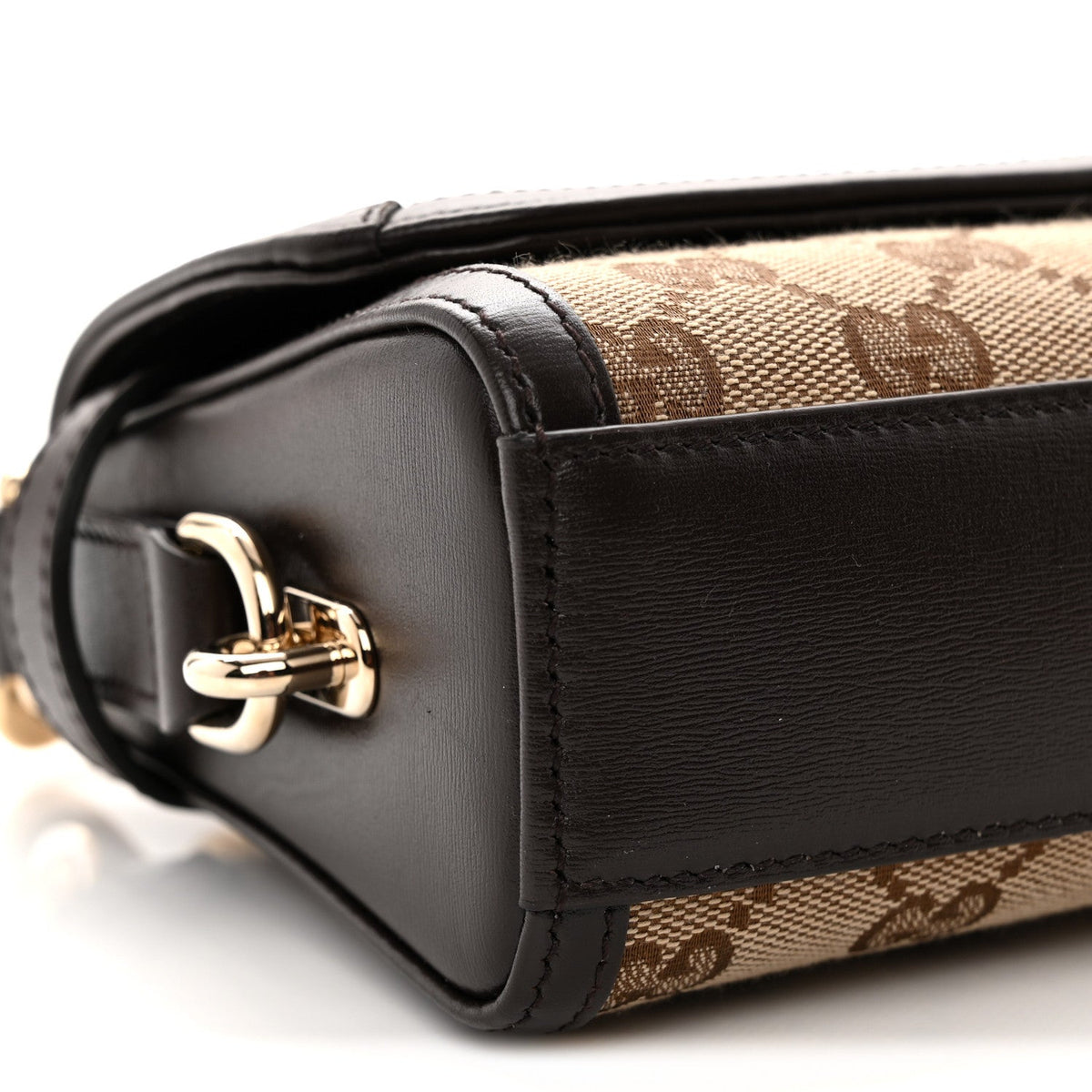 GG Monogram Small Luce Shoulder Bag Beige Ebony