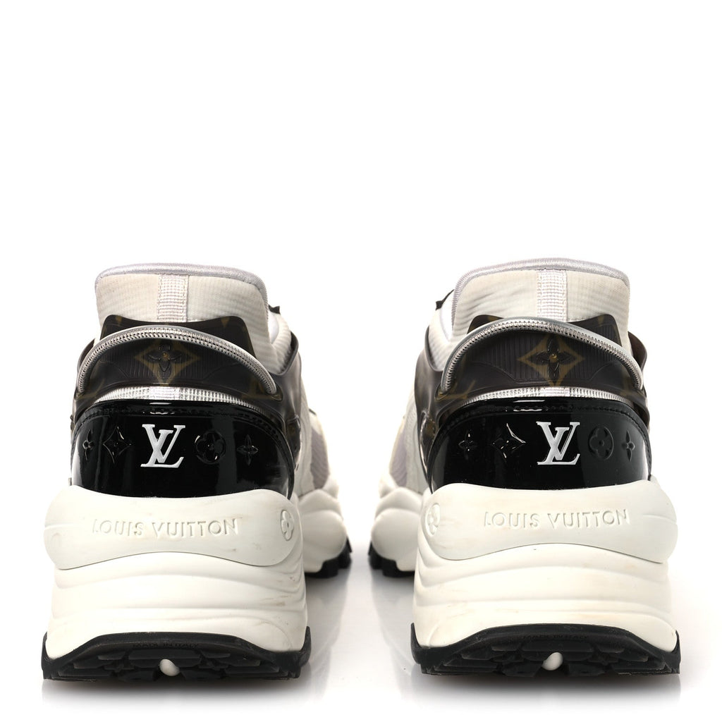 Monogram Calfskin Run 55 Sneakers 38 White