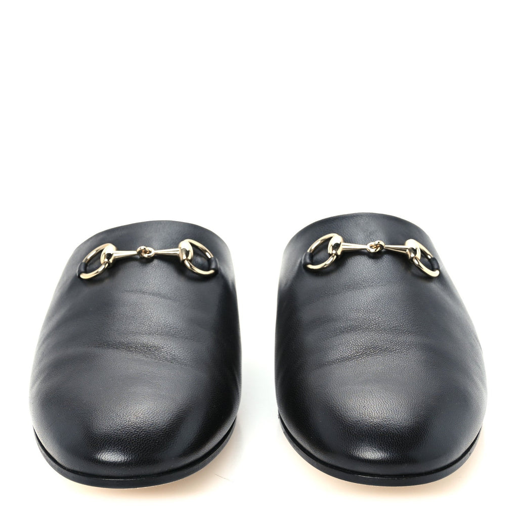 Nappa Annette Horsebit Slippers 39.5 Black