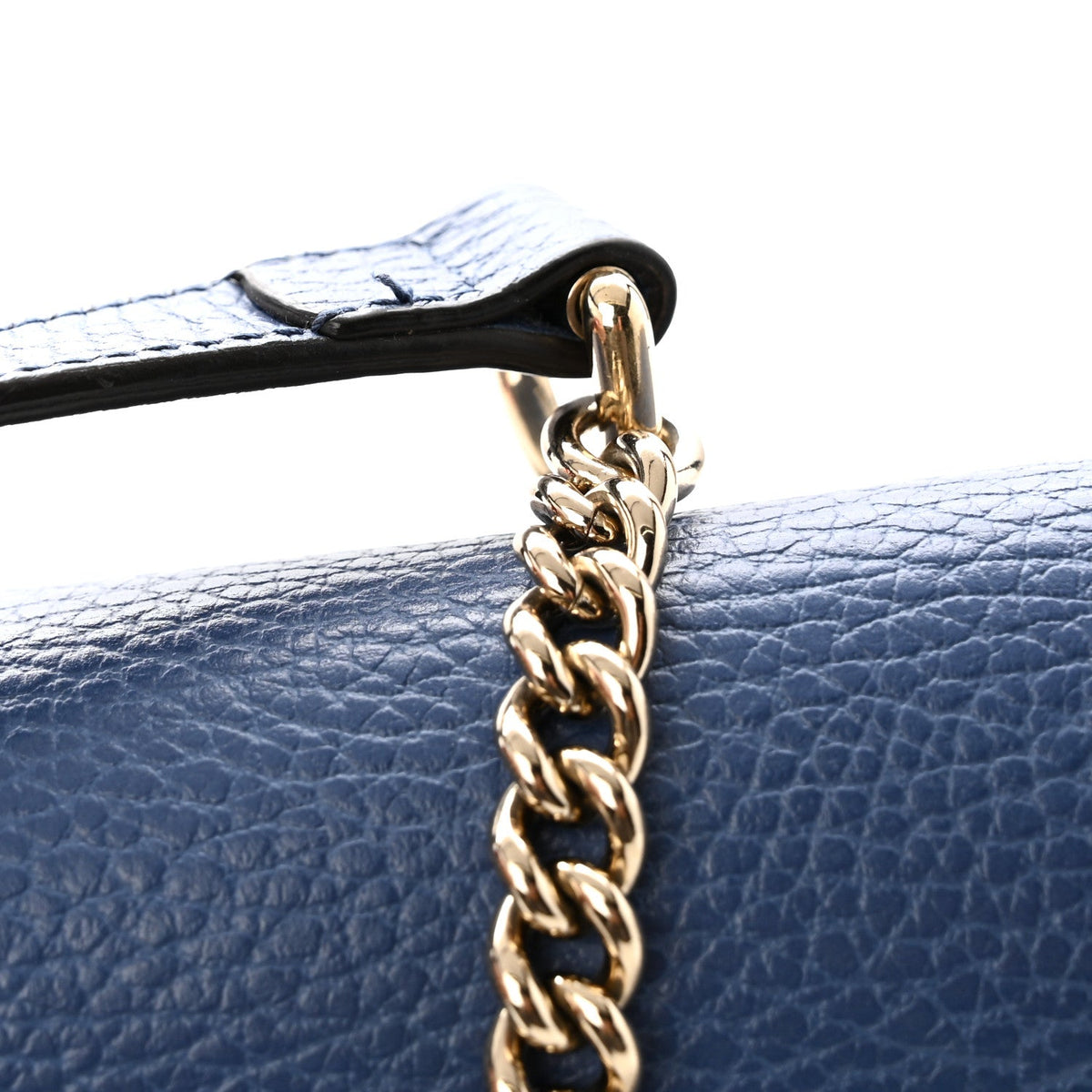 Dollar Calfskin Interlocking G Shoulder Bag  Caspian