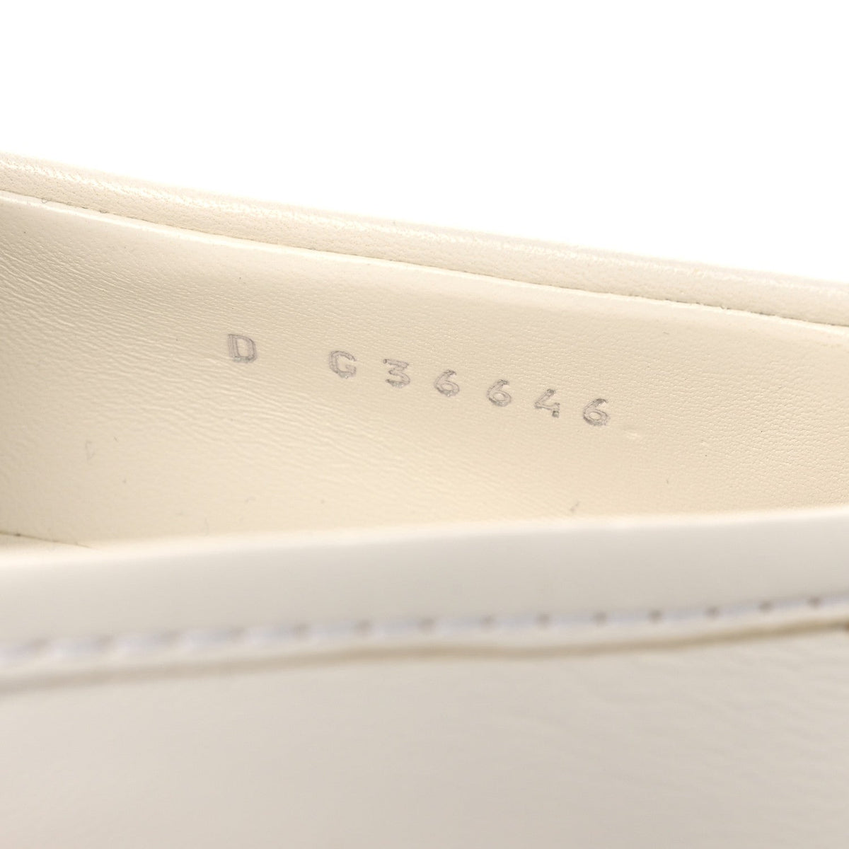 Shiny Lambskin Quilted CC Turnlock Loafers 37.5 White