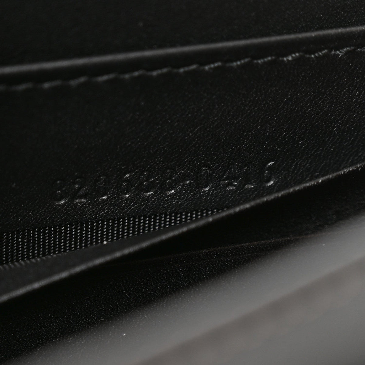 GG Emblem Monogram Wallet With Strap Beige Ebony Black