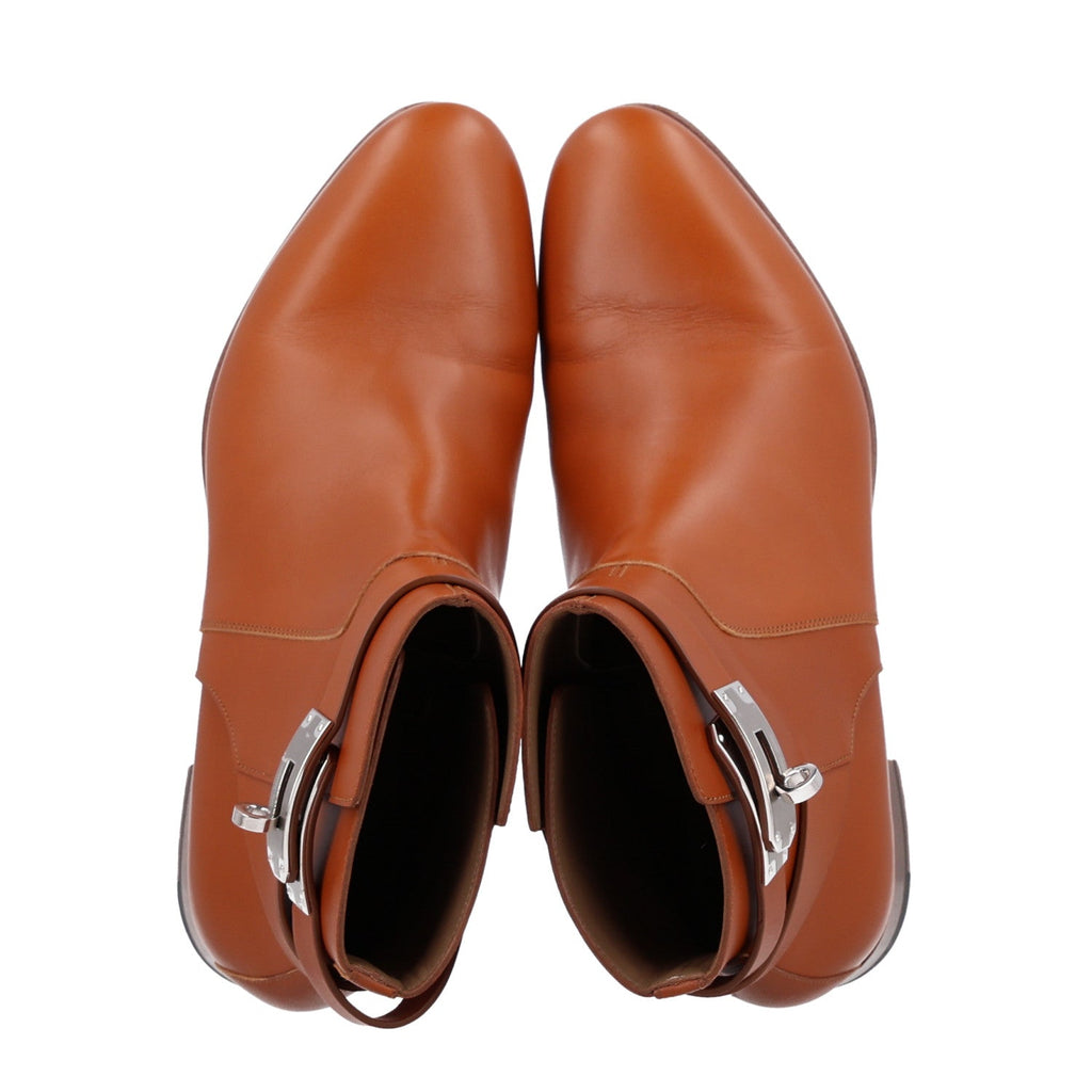 Calfskin Neo Low Boots 38.5 Naturel