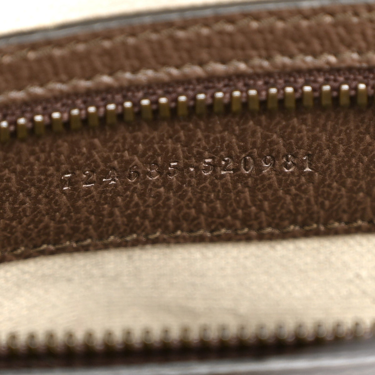 GG Supreme Monogram Textured Dollar Calfskin Web Medium Ophidia Tote Bag Beige Ebony