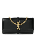 Calfskin Jackie 1961 Chain Wallet Black Black