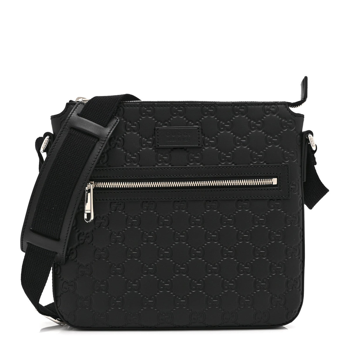 Guccissima Signature Small Messenger Bag Black