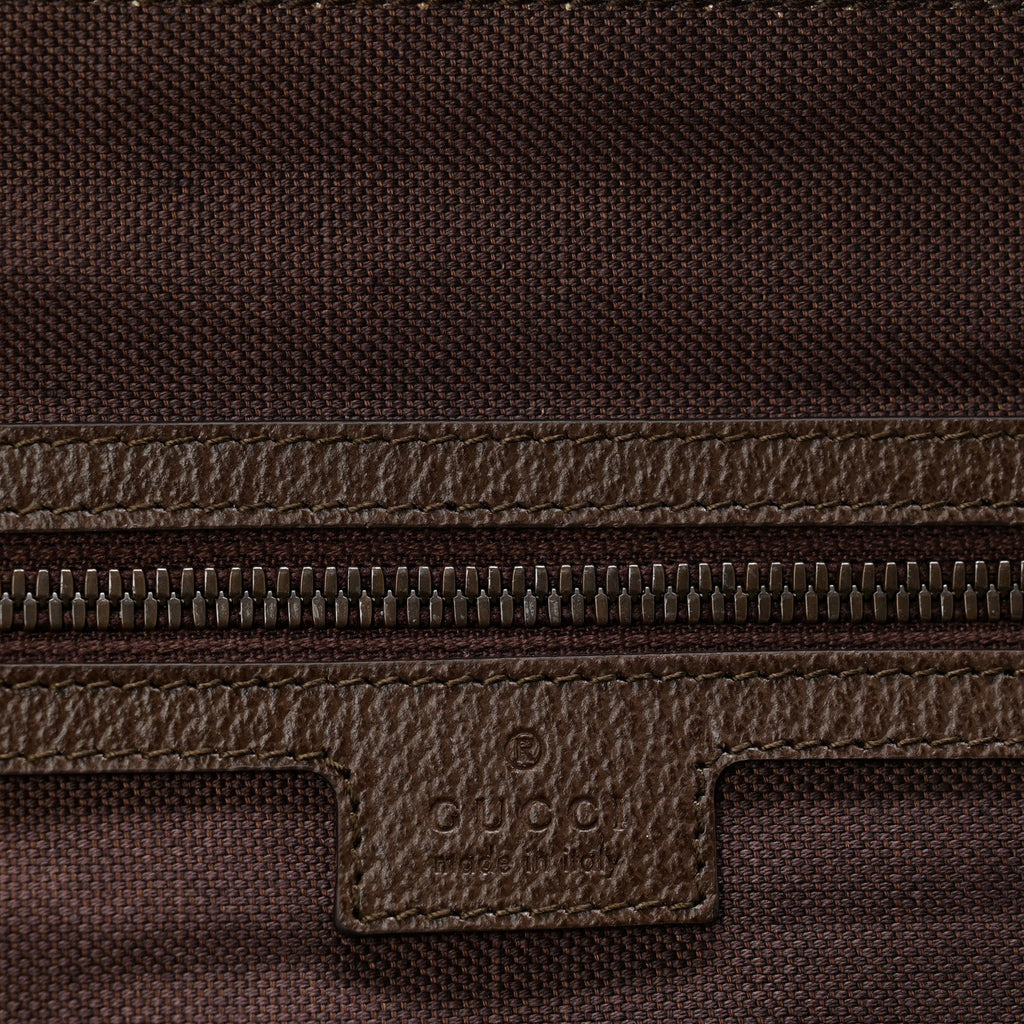 GG Supreme Monogram Web Savoy Garment Bag Beige Ebony New Acero