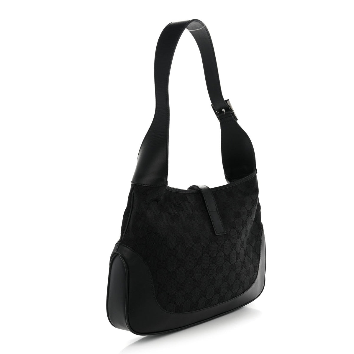 Monogram Small Jackie O Hobo Black