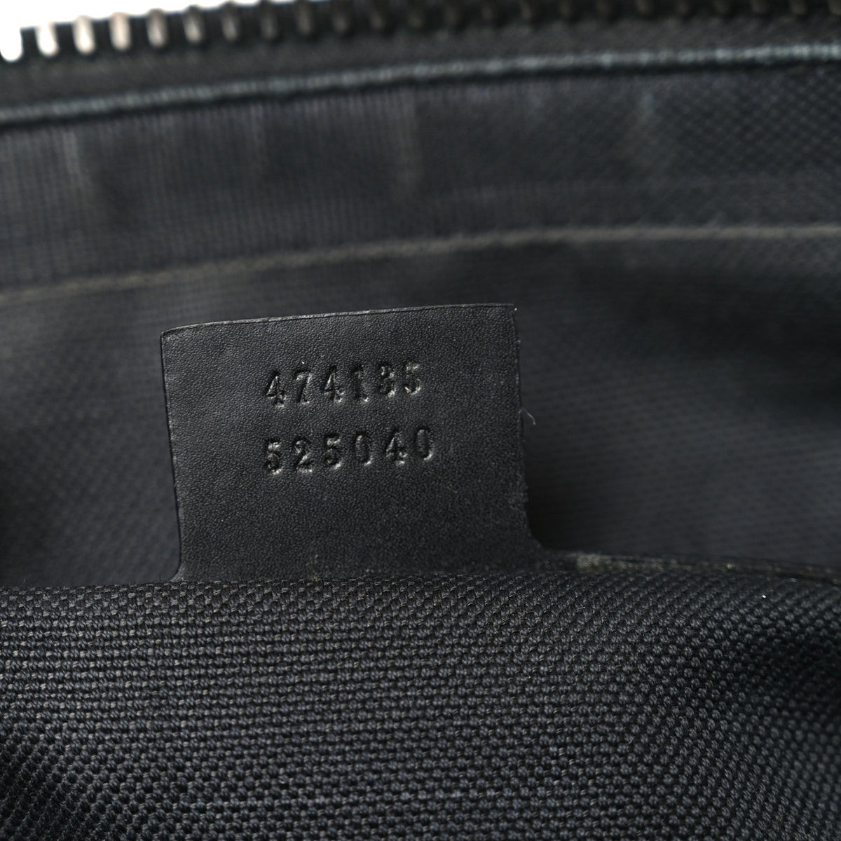 GG Supreme Monogram Appia Calfskin Web Briefcase Black
