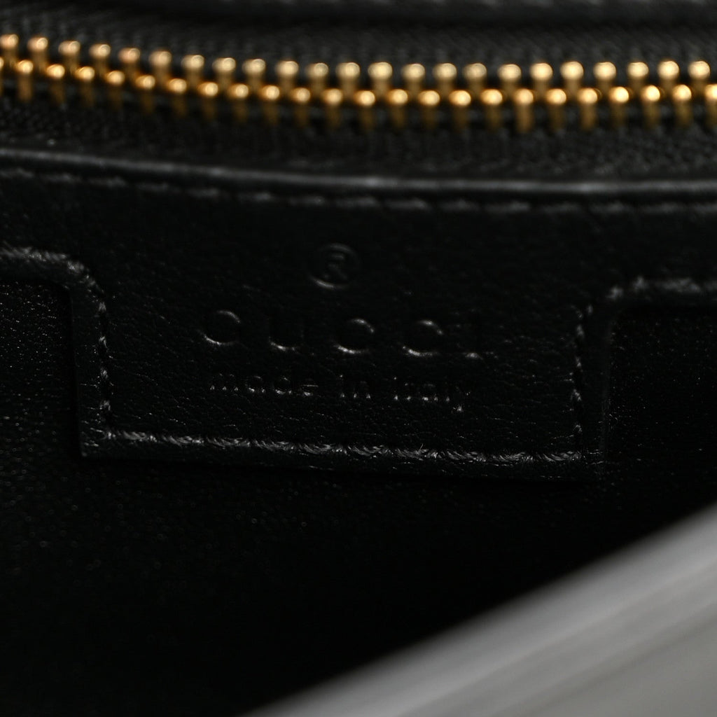 Roxy Calfskin Blondie Chain Shoulder Flap Bag Black
