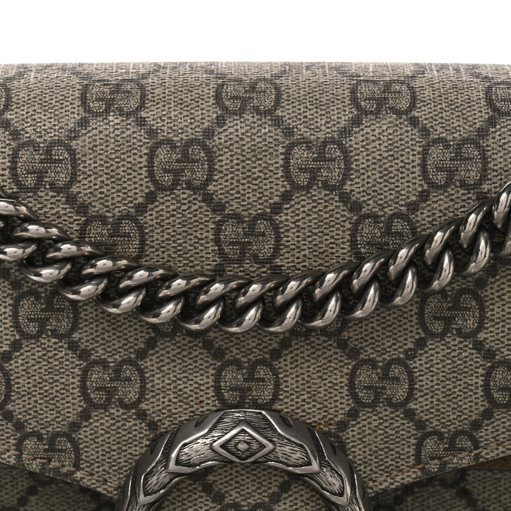 GG Supreme Monogram Small Dionysus Shoulder Bag Taupe