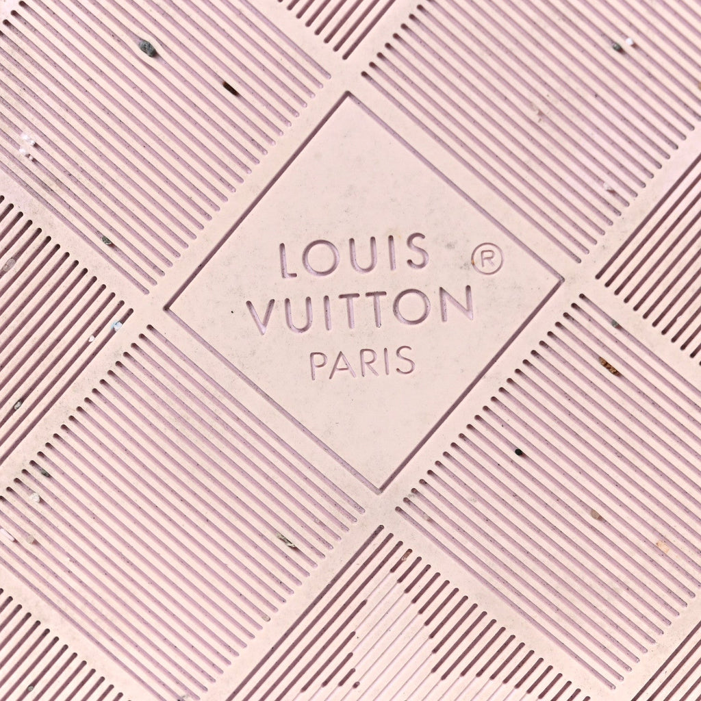 LV X TM Cherry Blossom Calfskin Maya Flatform Sandals 40 Light Pink