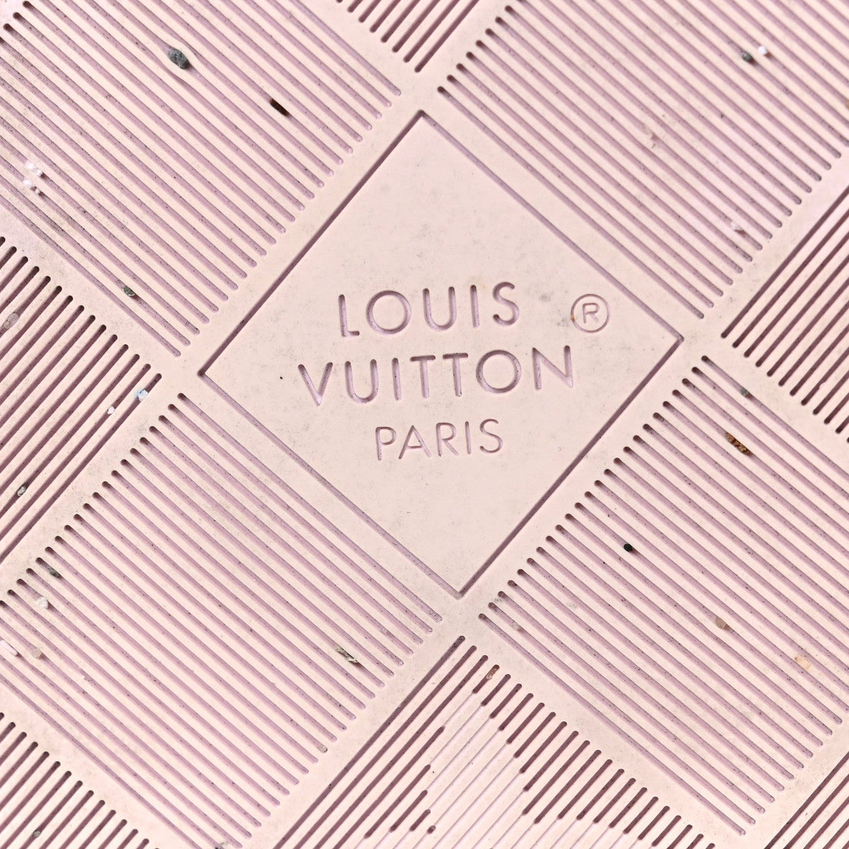 LV X TM Cherry Blossom Calfskin Maya Flatform Sandals 40 Light Pink