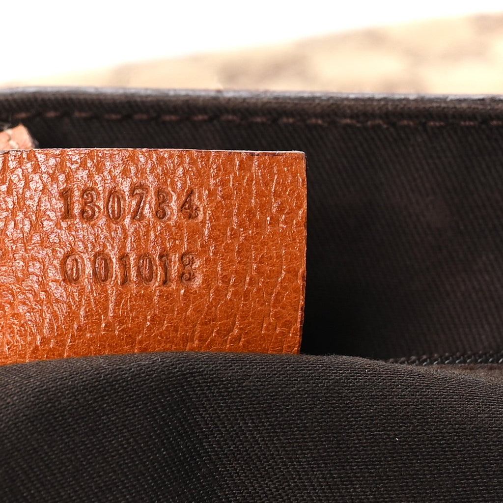 Monogram Medium Abbey Convertible Tote Brown