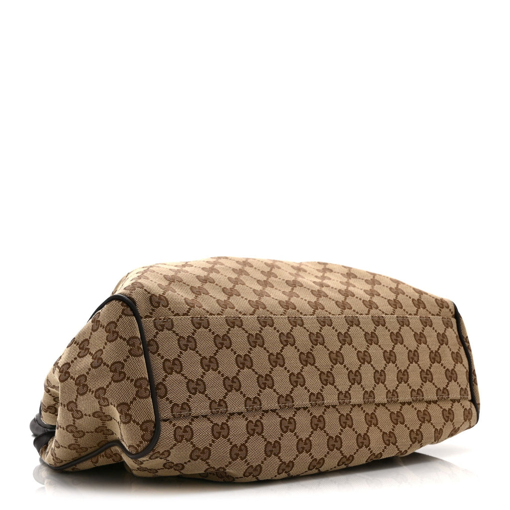 Monogram Medium Sukey Tote Dark Brown
