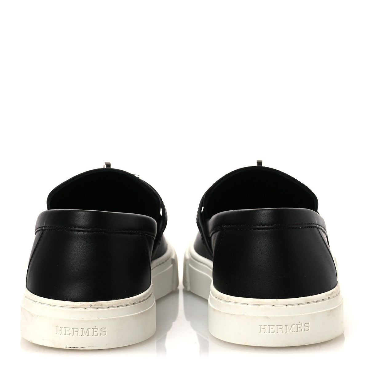 Calfskin Game Slip On Sneakers 37 Black