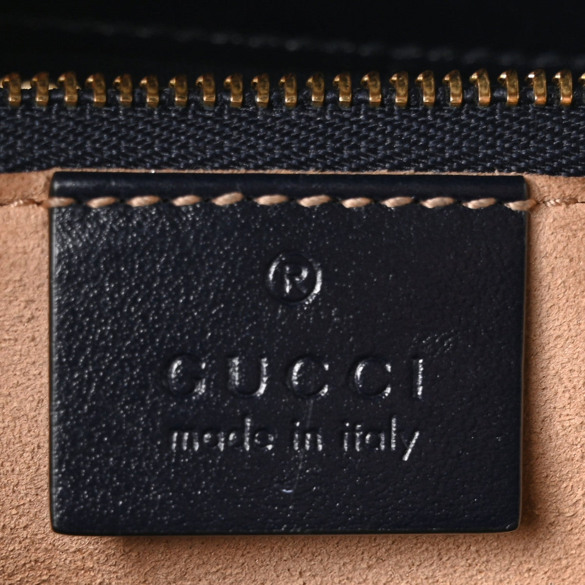 Calfskin Velvet Web Horsebit 1955 Shoulder Bag Blue