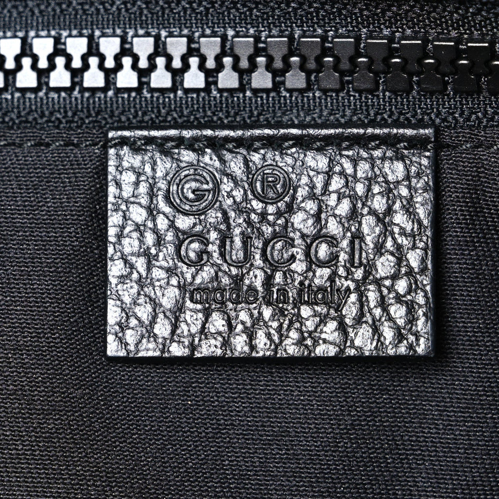 Nylon Monogram Slim Backpack Black