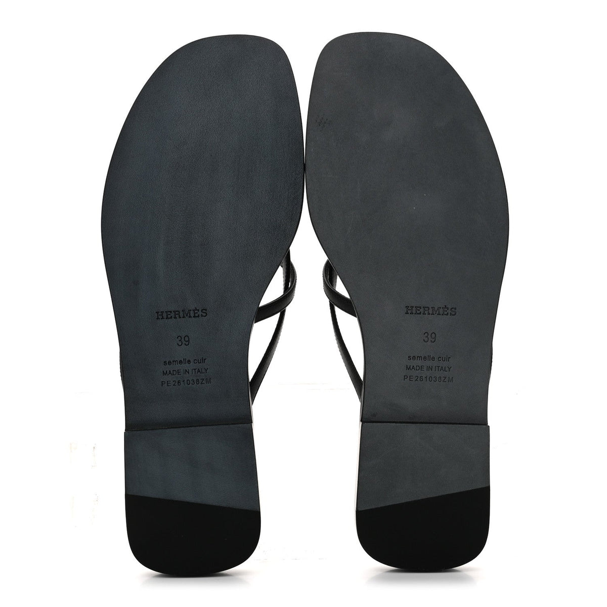 Calfskin Miss Sandals 39 Black
