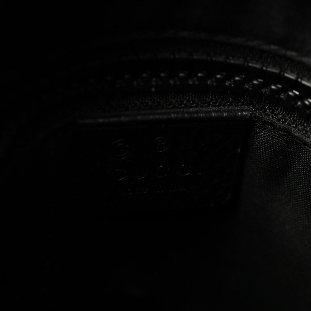 Nylon Monogram Mini Flat Messenger Bag Black