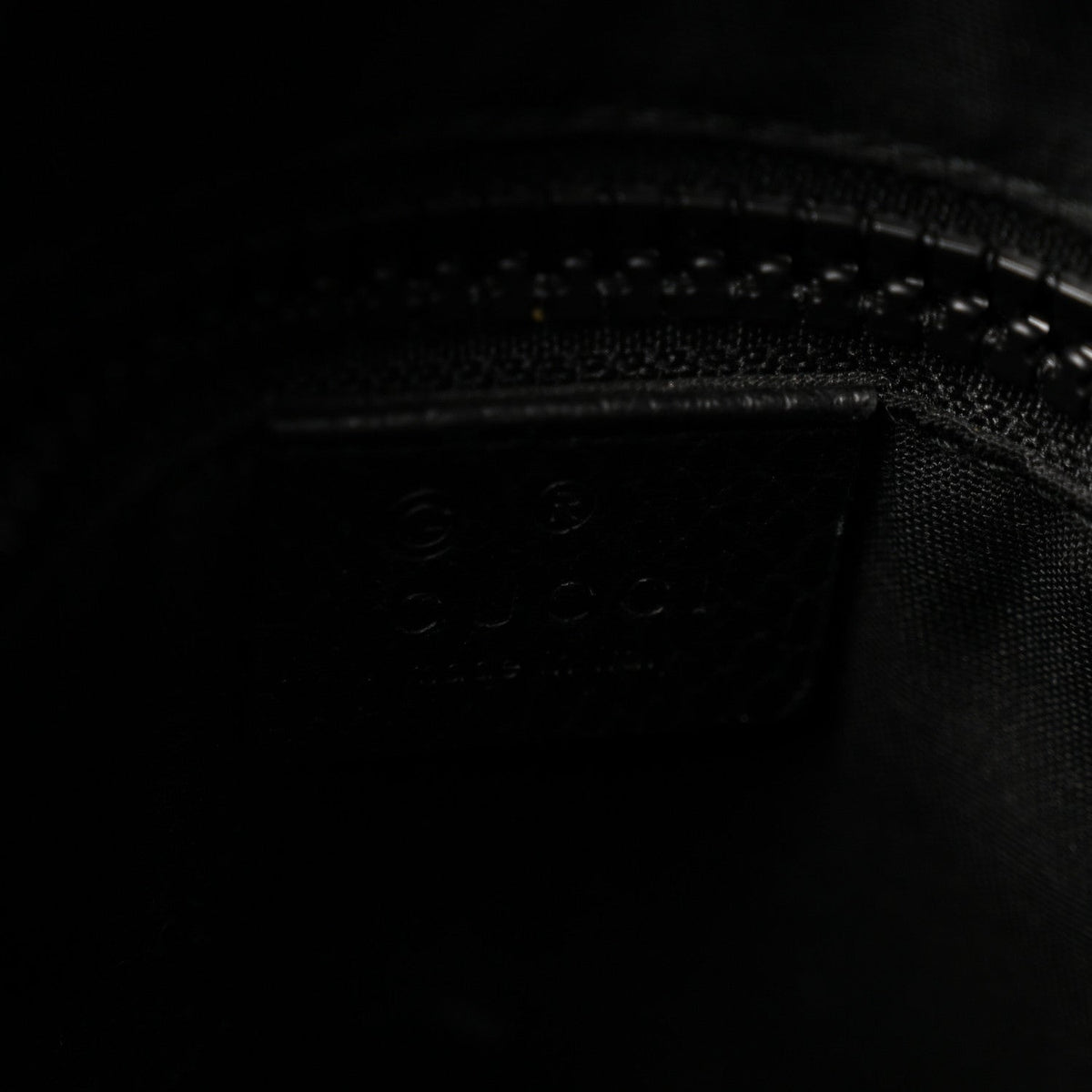 Nylon Monogram Mini Flat Messenger Bag Black