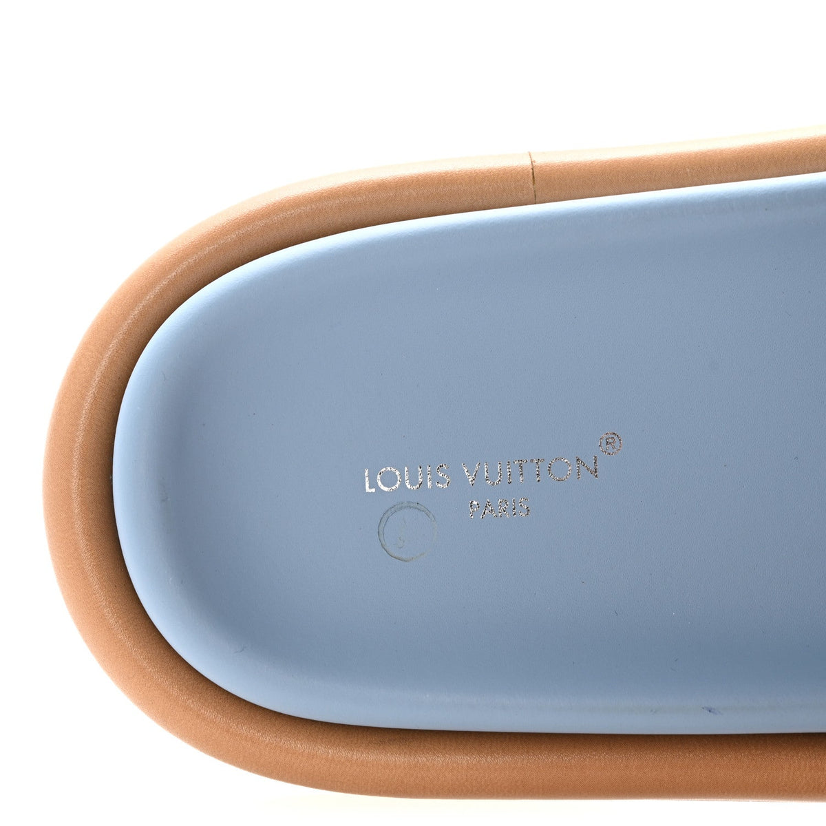 Monogram Denim LV Bliss Womens Comfort Mules 41 Turquoise