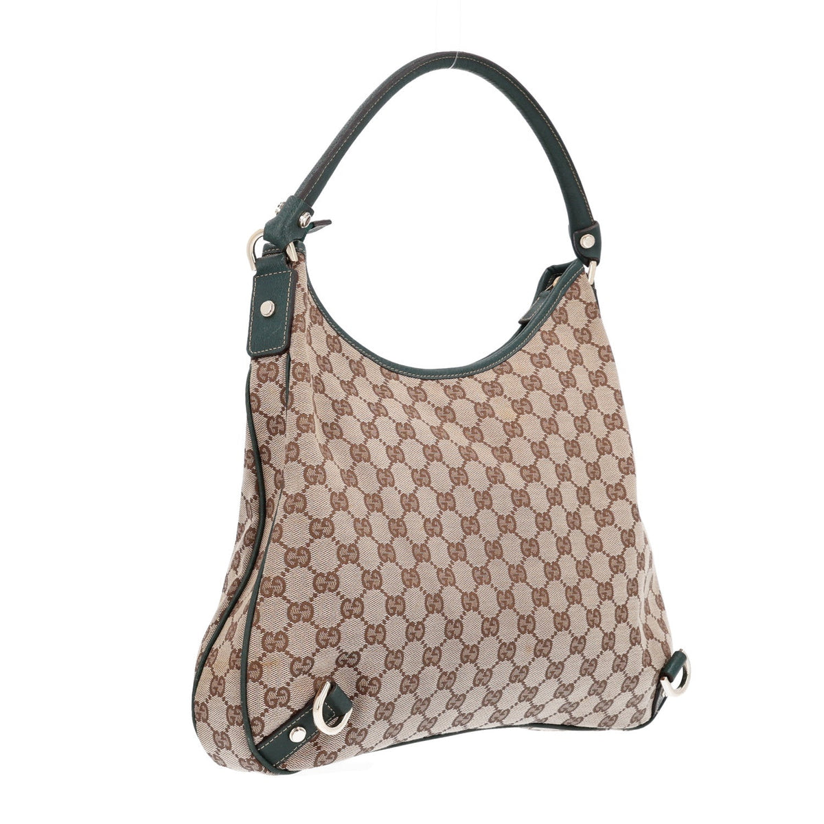Monogram Large Abbey D Ring Hobo Green