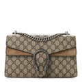GG Supreme Monogram Small Dionysus Shoulder Bag Taupe