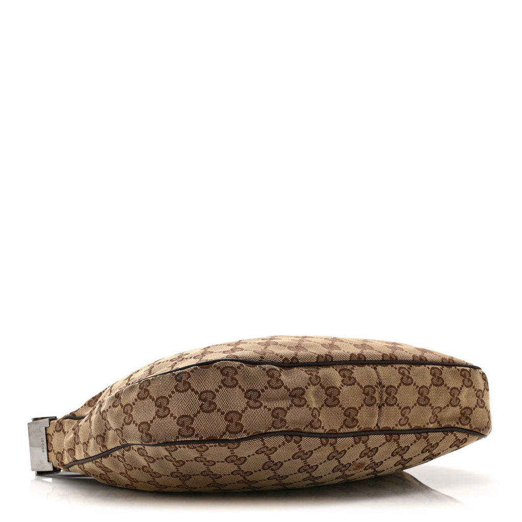 Monogram Medium Half Moon Hobo Dark Brown