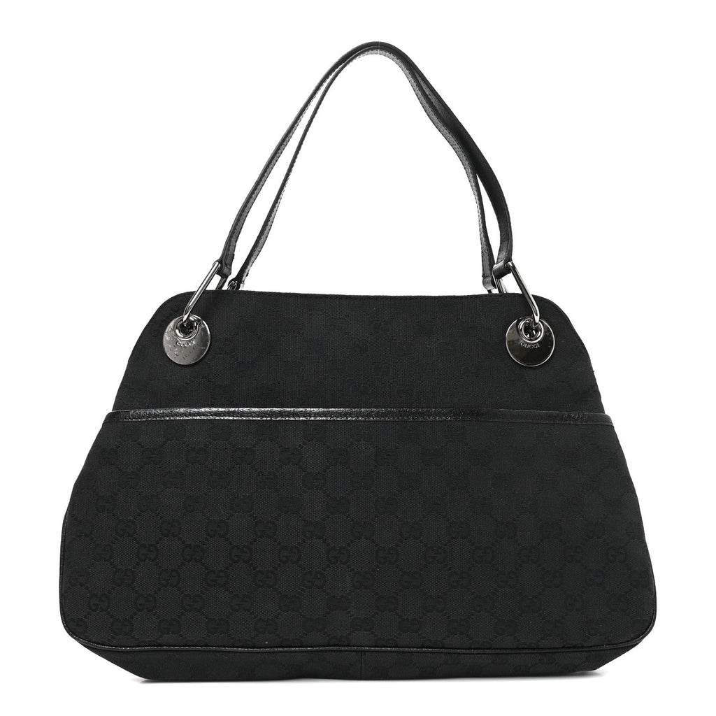 Monogram Medium Eclipse Shoulder Bag Black