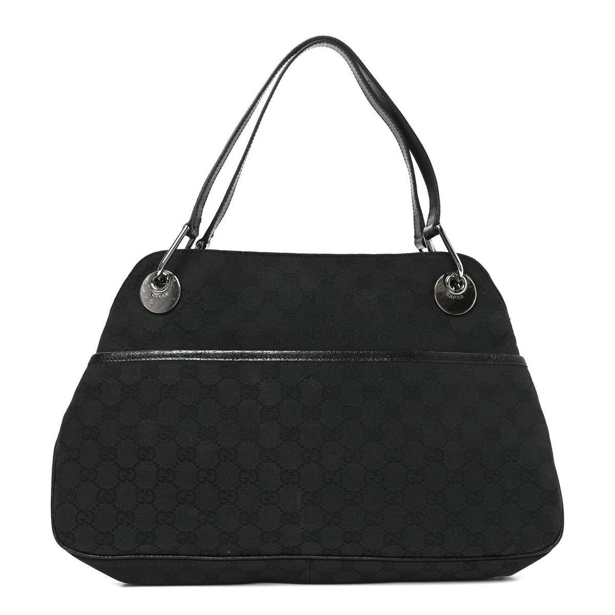 Monogram Medium Eclipse Shoulder Bag Black