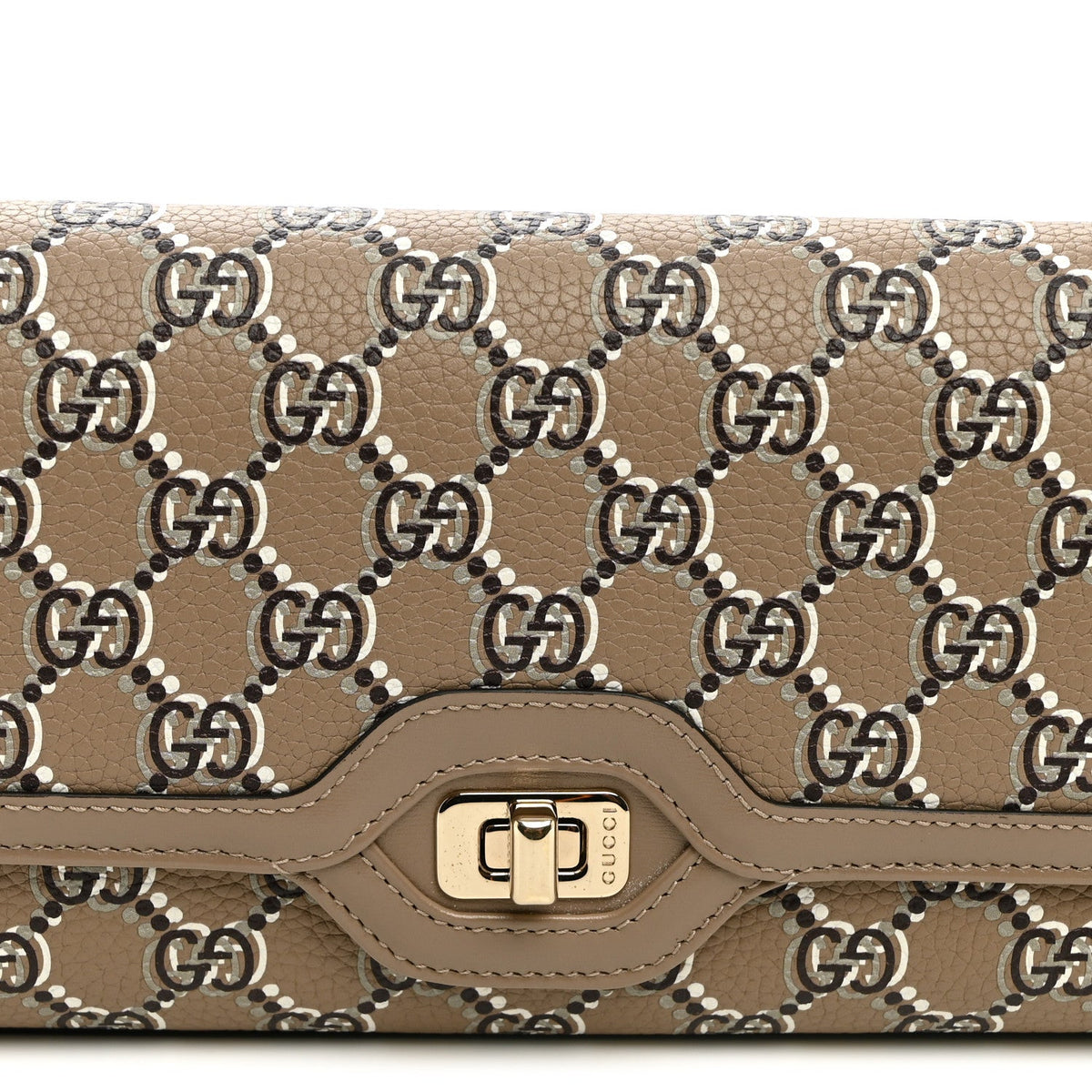 GG Shadow Monogram Small Luce Shoulder Bag Beige