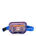 Jersey GG Monogram All Over Sporty Belt Bag Grey White Multicolor