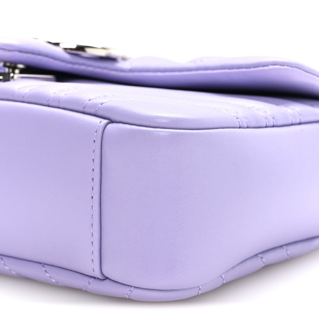 Lambskin Matelasse Small GG Marmont Shoulder Bag Lapis