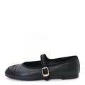 Lambskin Mary Jane Flats 40.5 Black