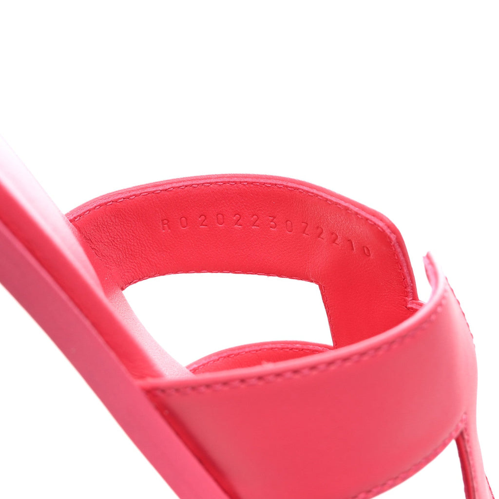 Box Calfskin Oran Sandals 40 Rose Vinicunca
