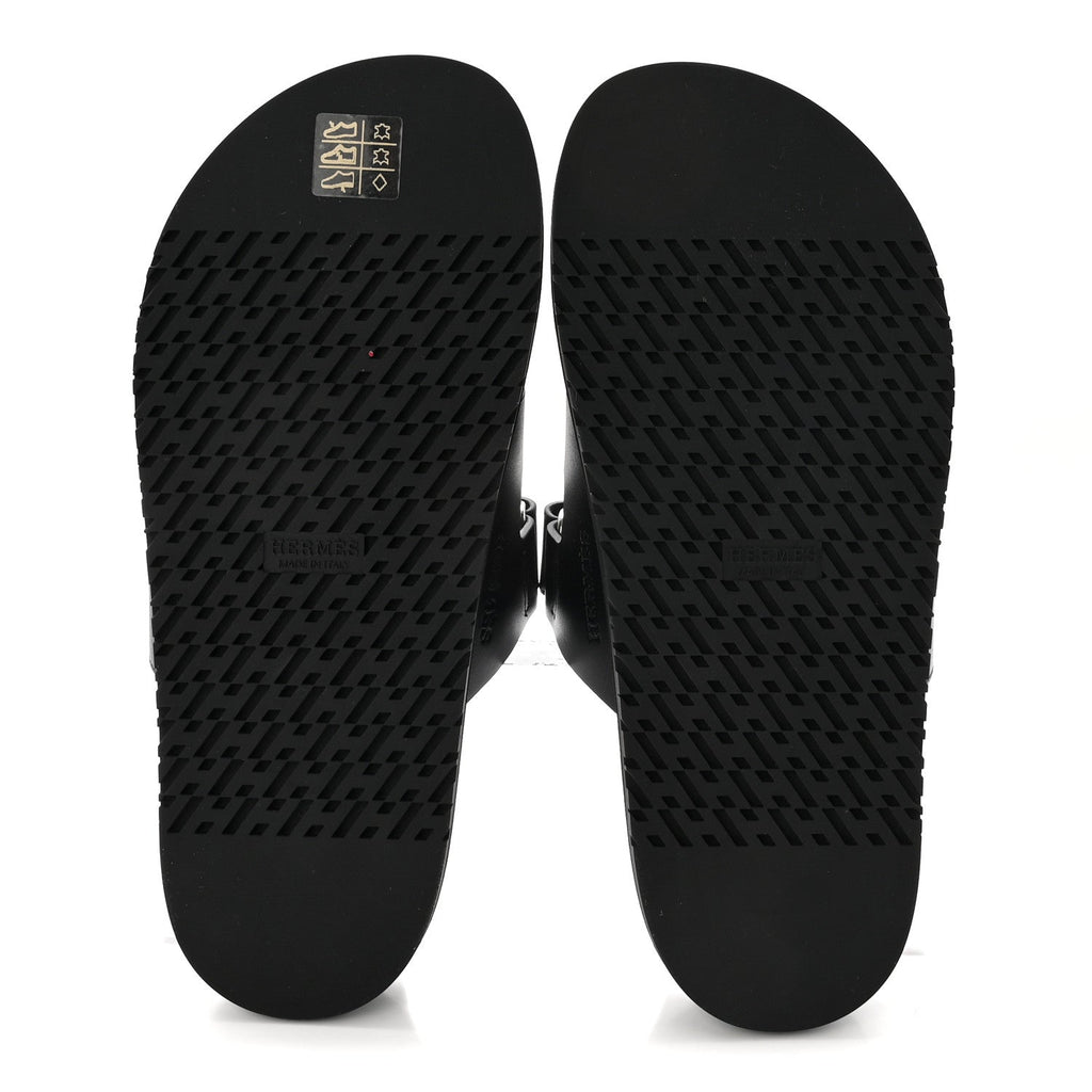 Calfskin Womens Chypre Sandals 39 Black