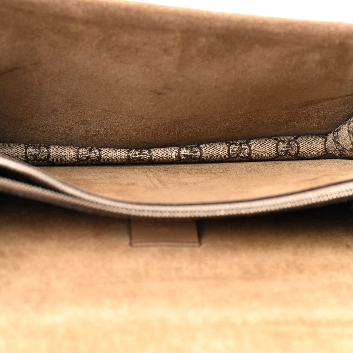 GG Supreme Monogram Small Dionysus Shoulder Bag Taupe