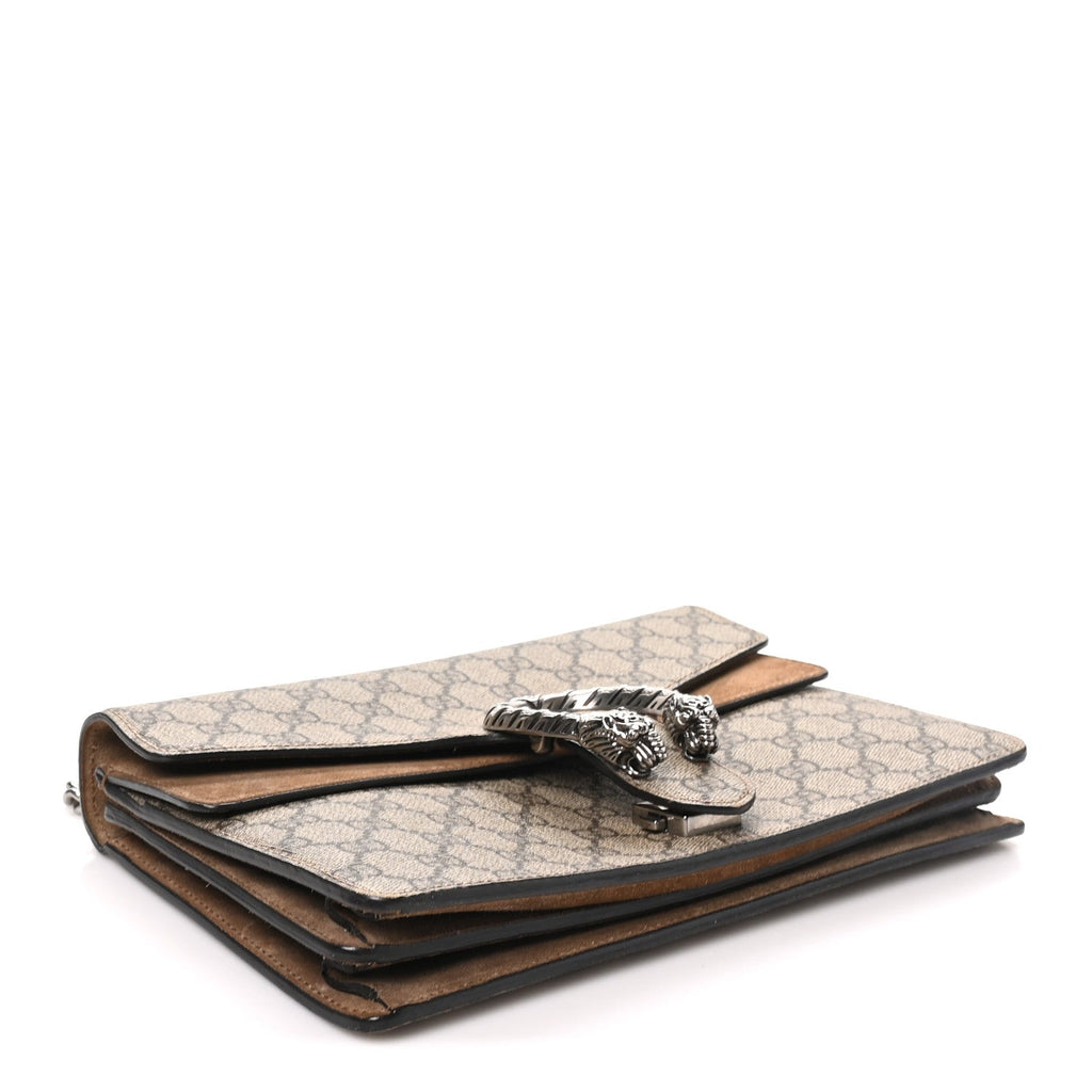 GG Supreme Monogram Small Dionysus Shoulder Bag Taupe
