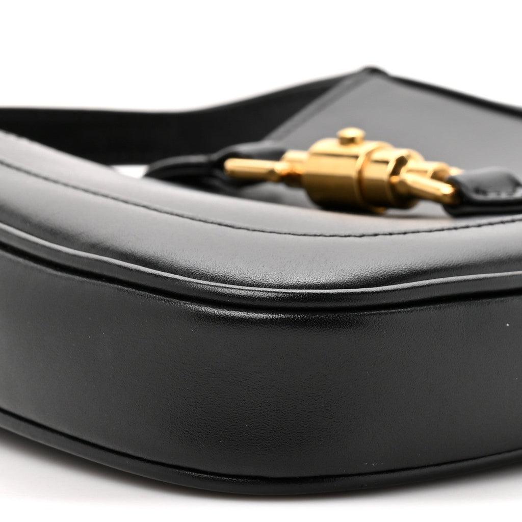 Boarded Dyana Lux Calfskin Mini Jackie 1961 Hobo Black