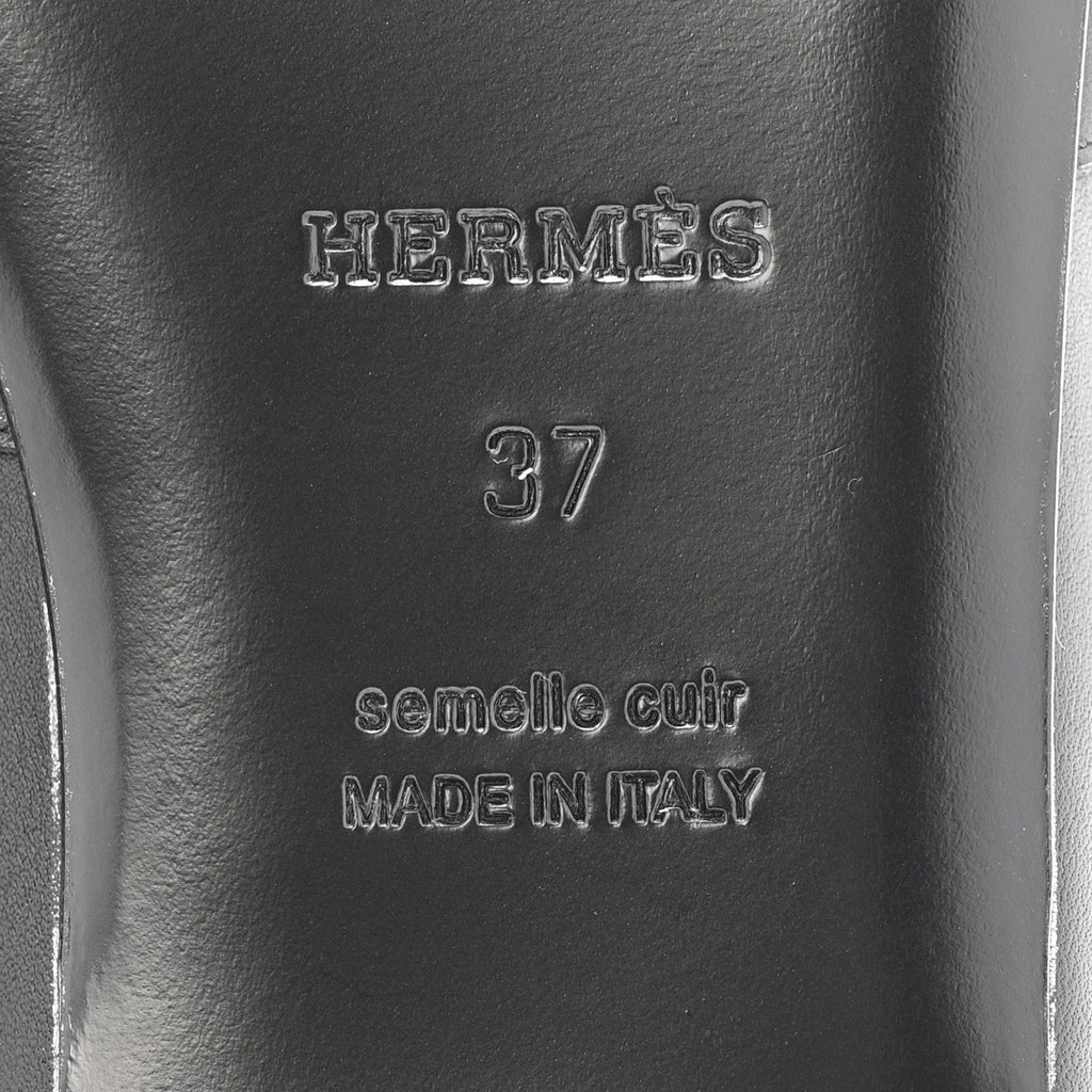 Lizard Calfskin Oz Mules 37 Ombre Black
