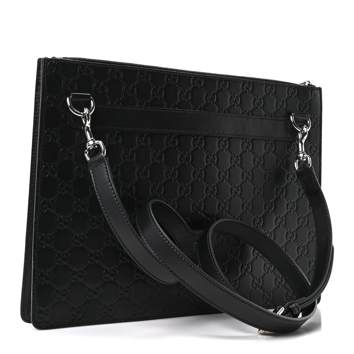 Guccissima Signature Messenger Bag Black