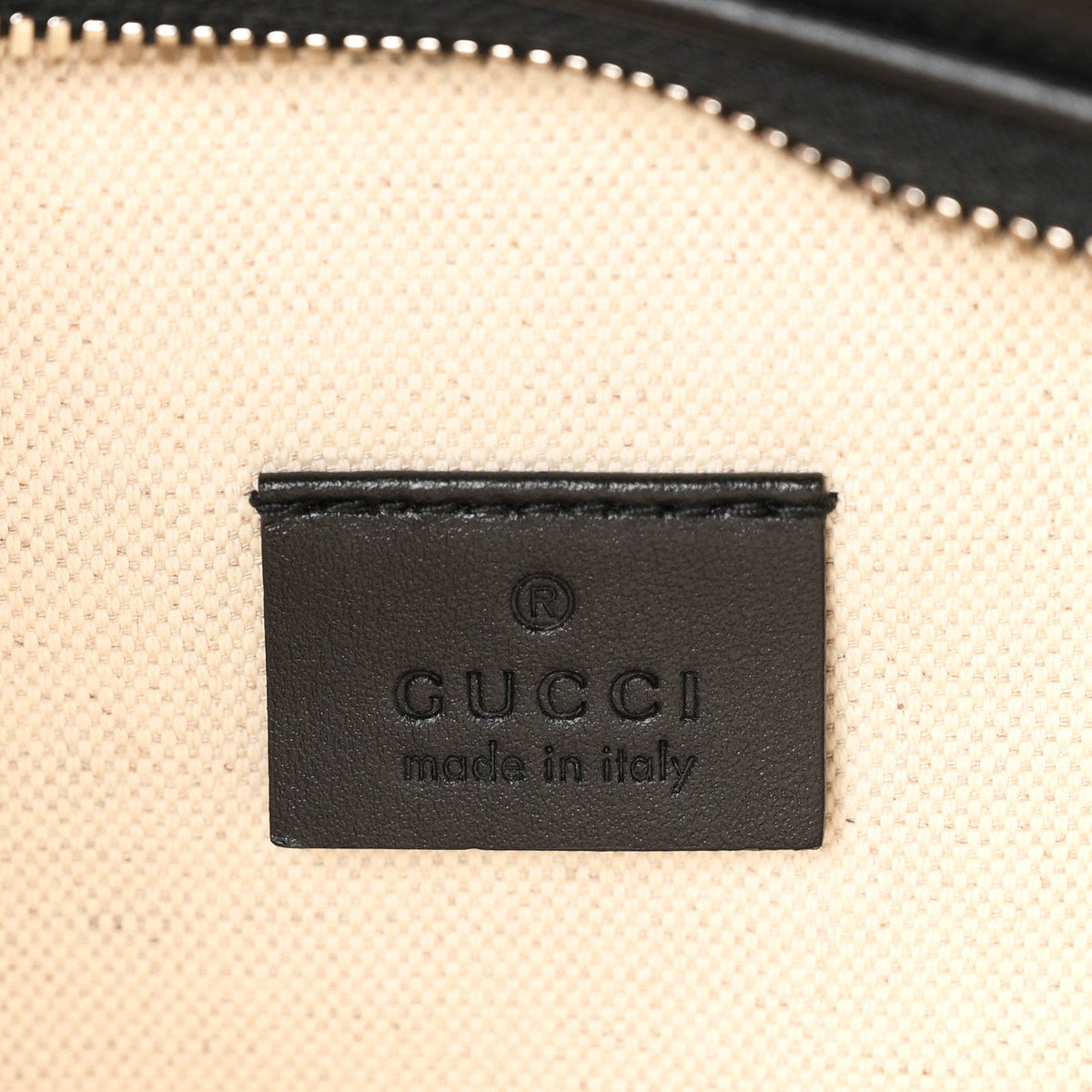 Calfskin GG Tennis Embossed Pocket Belt Bag Black