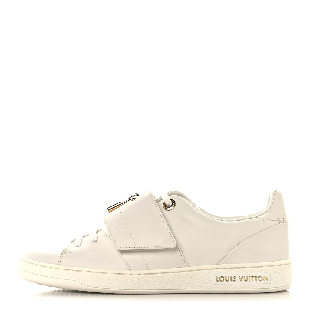 Calfskin Front Row Sneaker 36.5 White