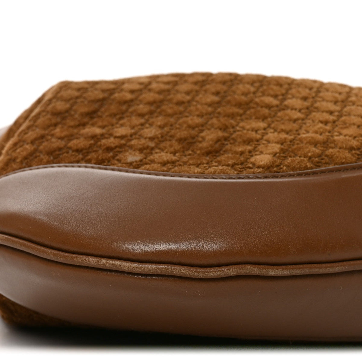 GG Suede B Medium Shoulder Bag Brown