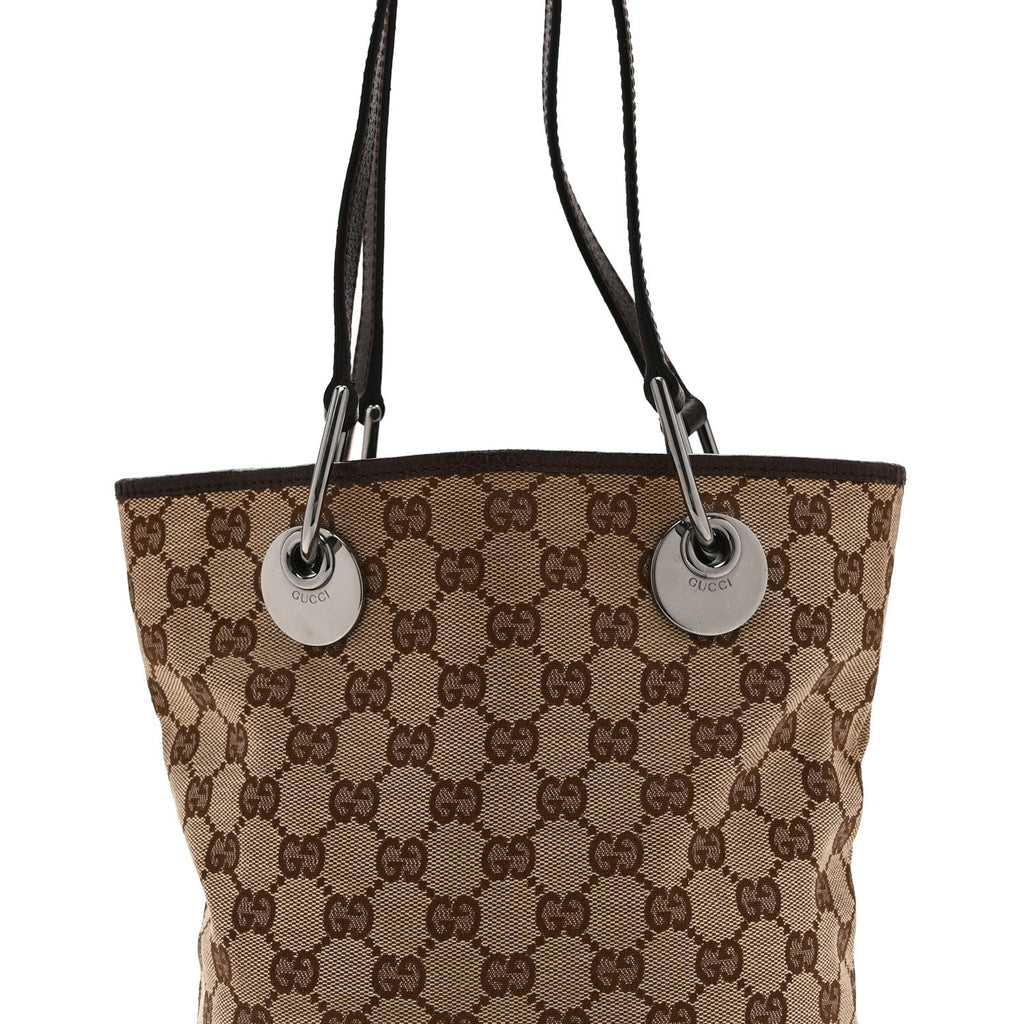 Monogram Small Eclipse Tote Brown