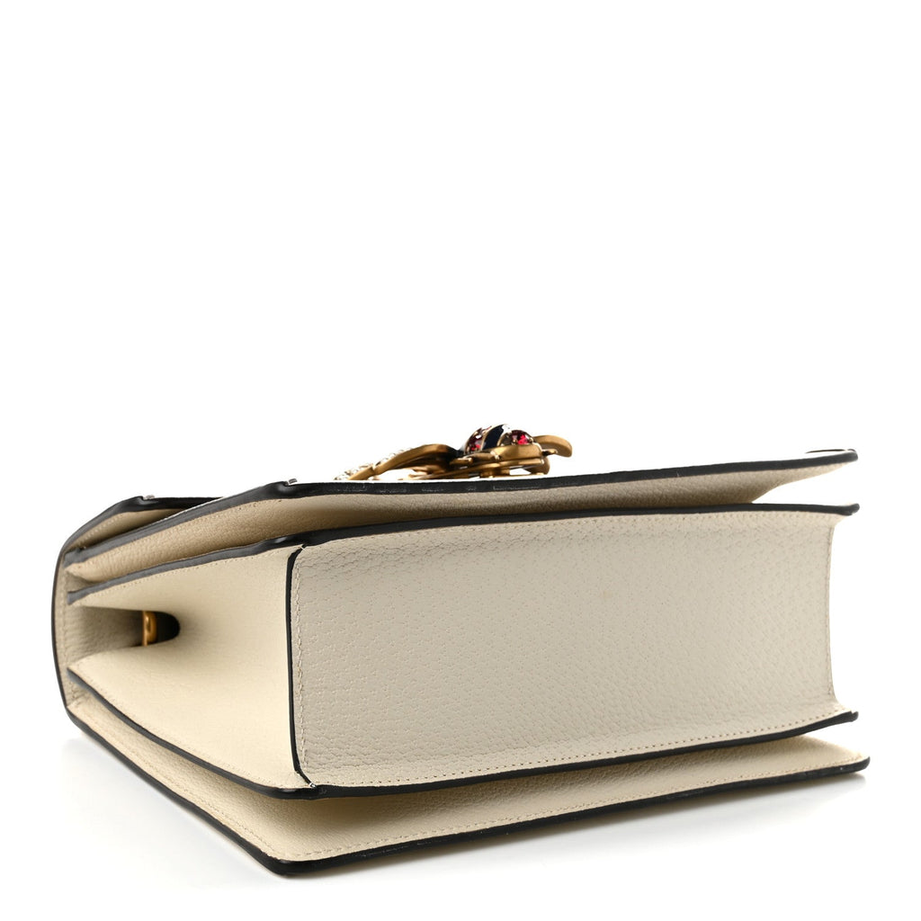 GG Supreme Monogram Small Queen Margaret Top Handle Bag White