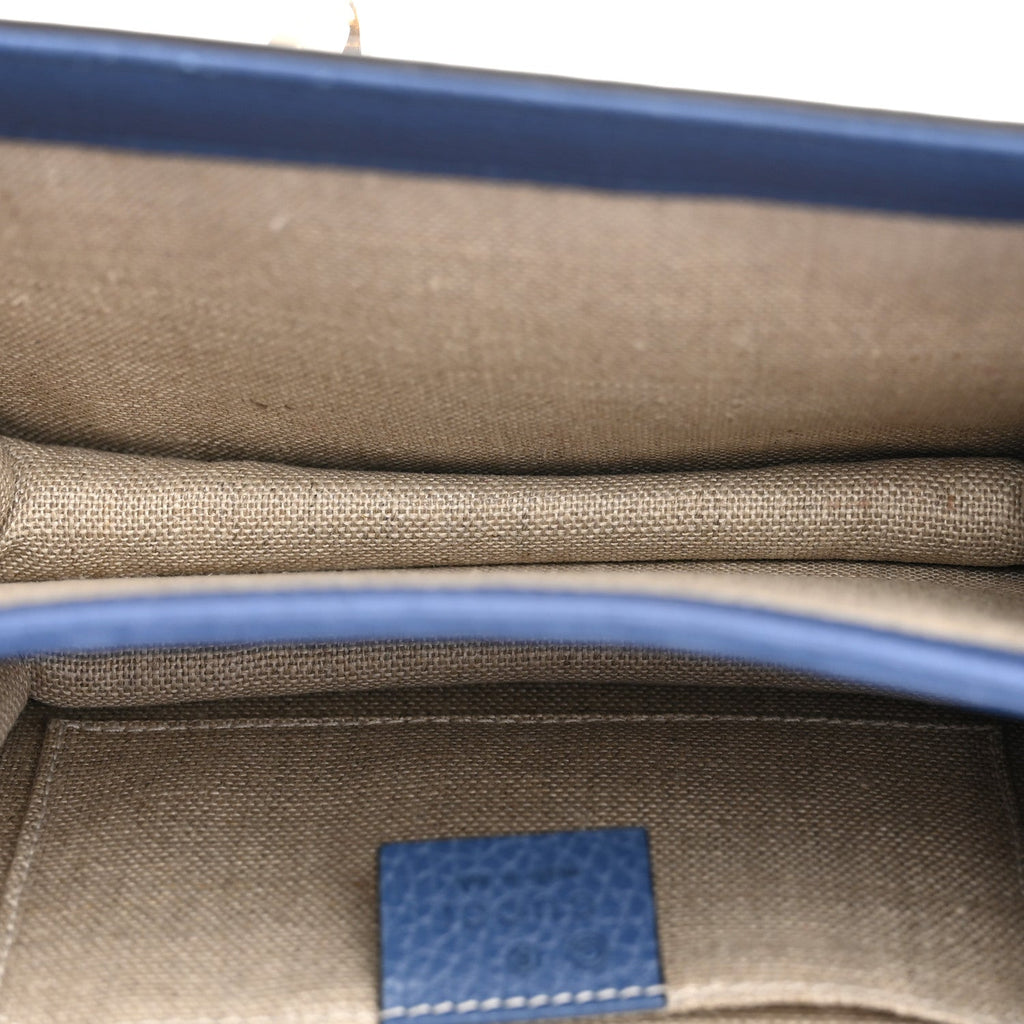 Dollar Calfskin Small Interlocking G Shoulder Bag Caspian