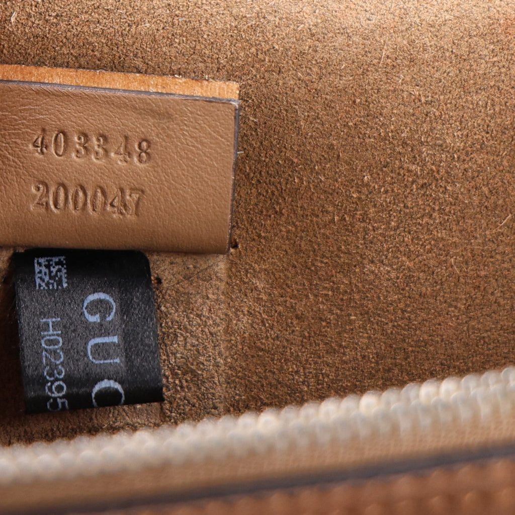 GG Supreme Monogram Medium Dionysus Shoulder Bag Taupe